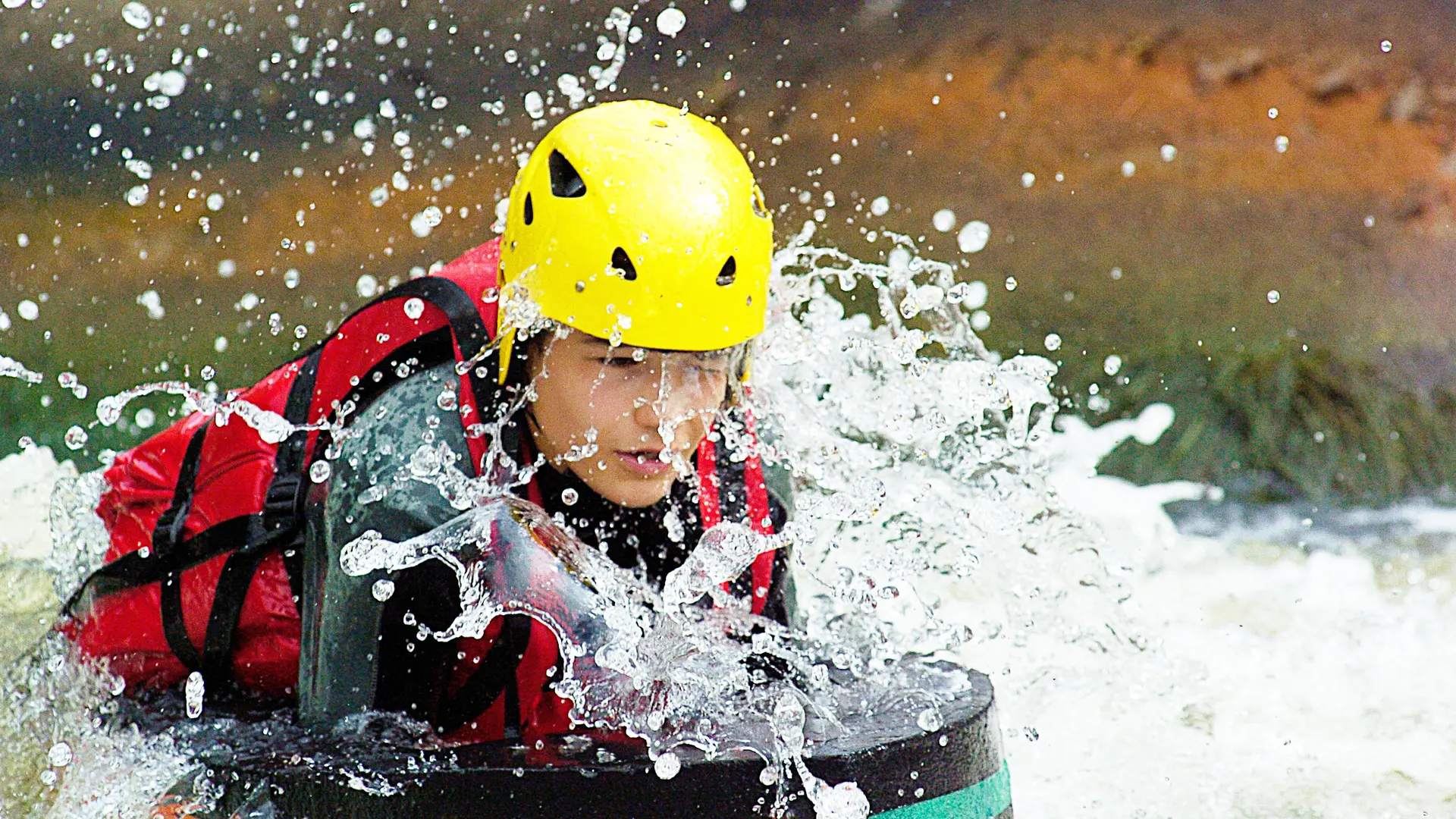 Hydrospeed sur l'Arve à Passy