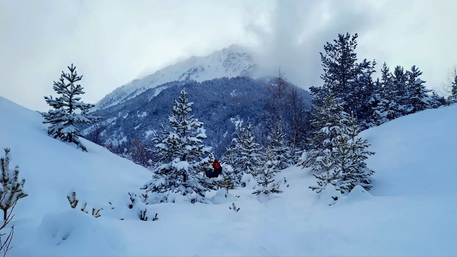Les Arras en fin de journée et hiver