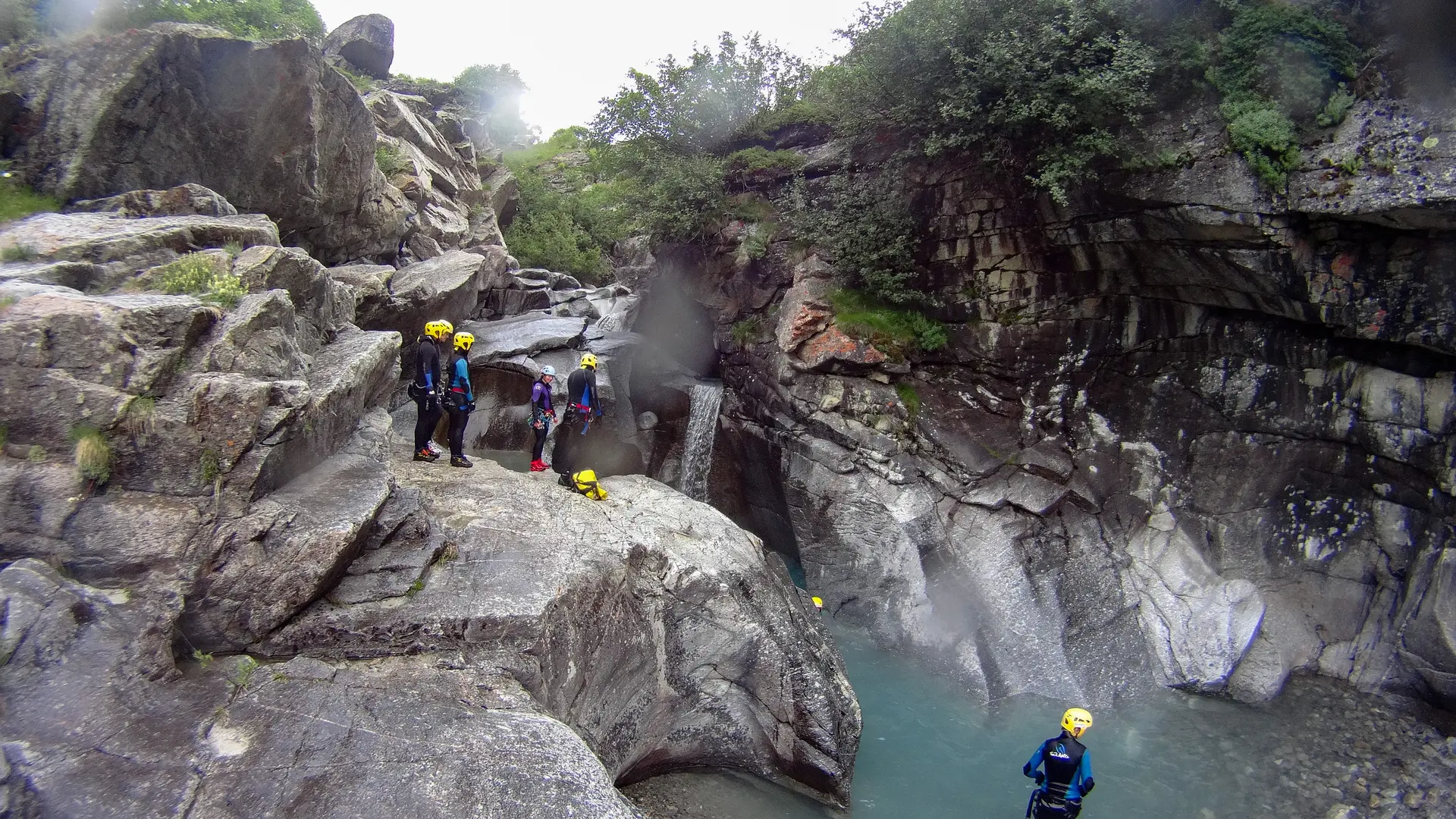 Canyoning en eaux vives
