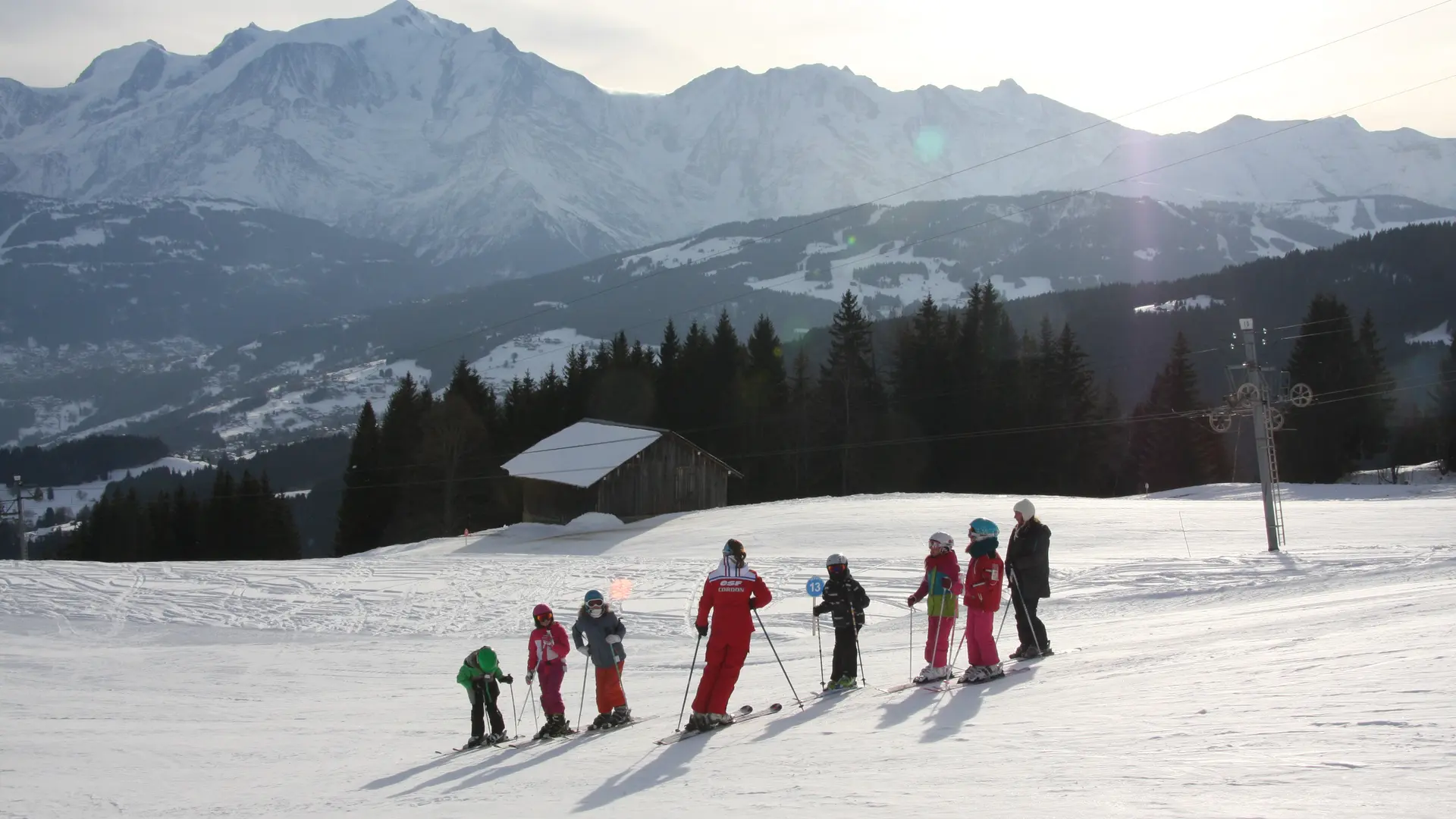 Cours sur pistes de ski