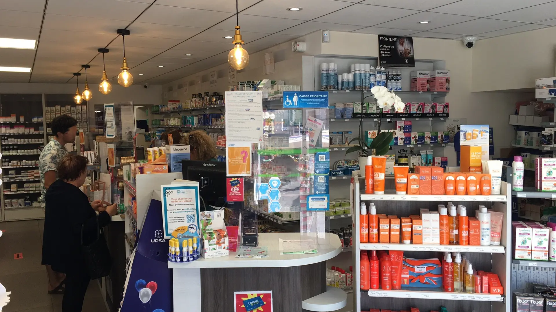 L'accueil de la pharmacie