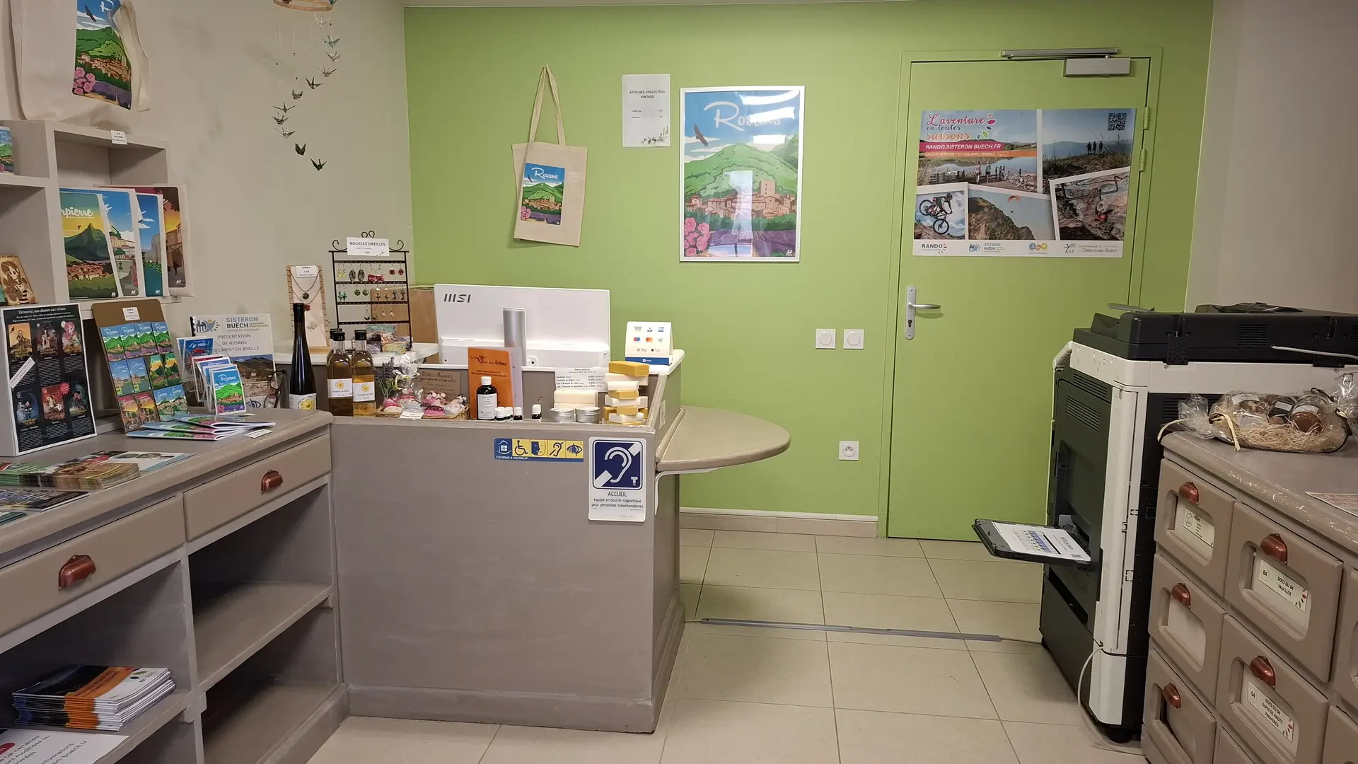 Banque accueil et produits locaux