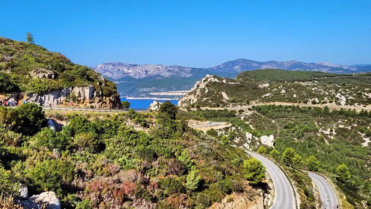 Route des Crêtes à Cassis