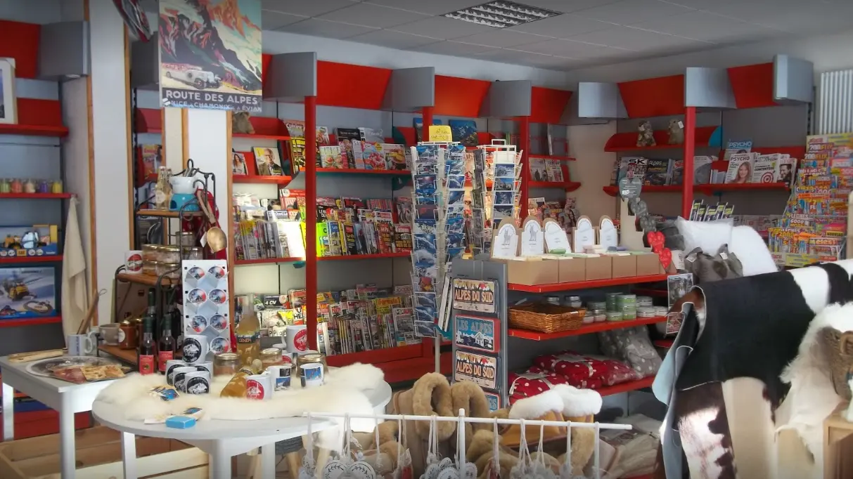 L'intérieur de la boutique