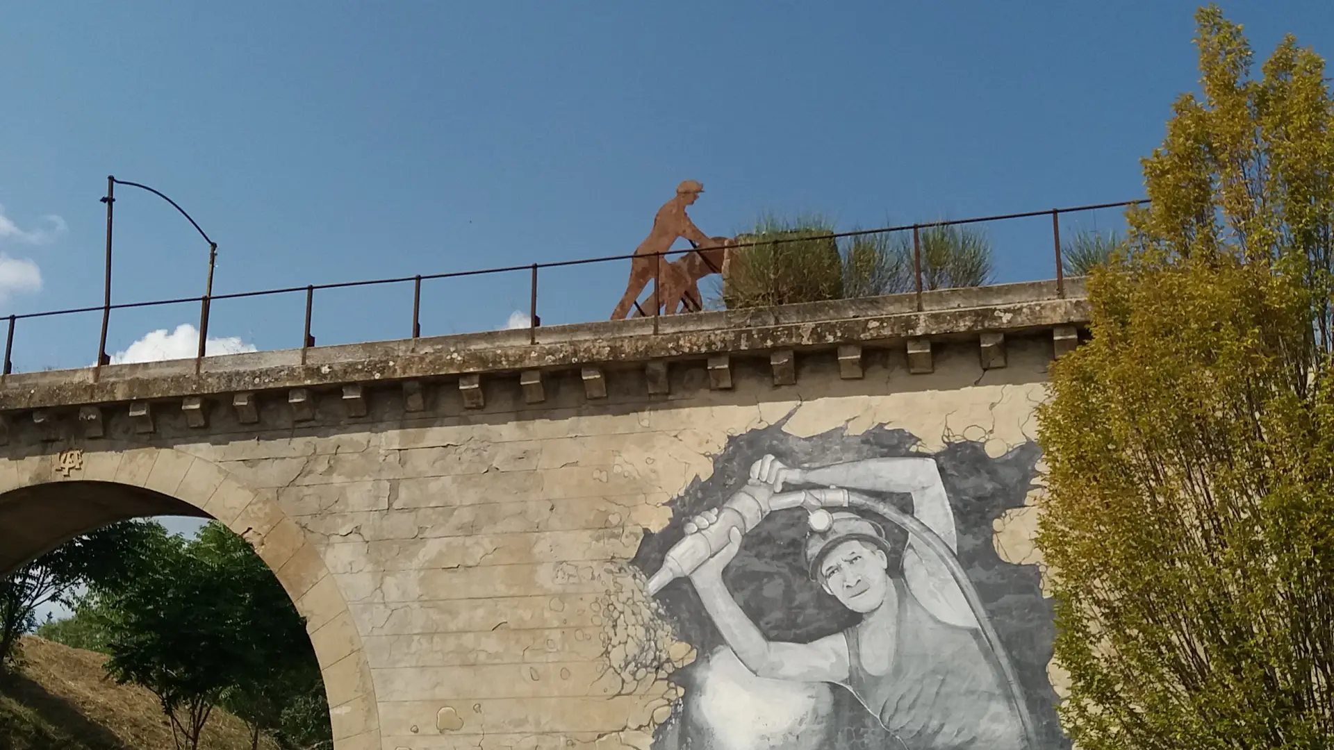 Fresque de la mine de Gaude