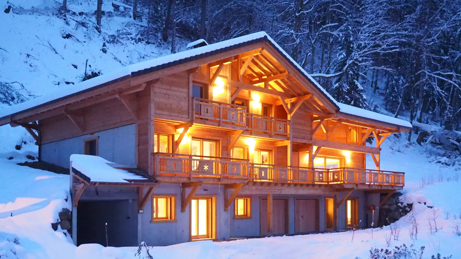 Luxueux chalet vue panoramique
