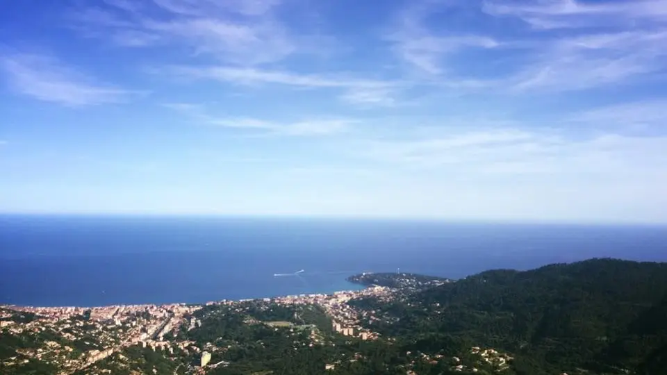 Vue mer La Bergerie Gîte de France Alpes-Maritimes Ste Agnes