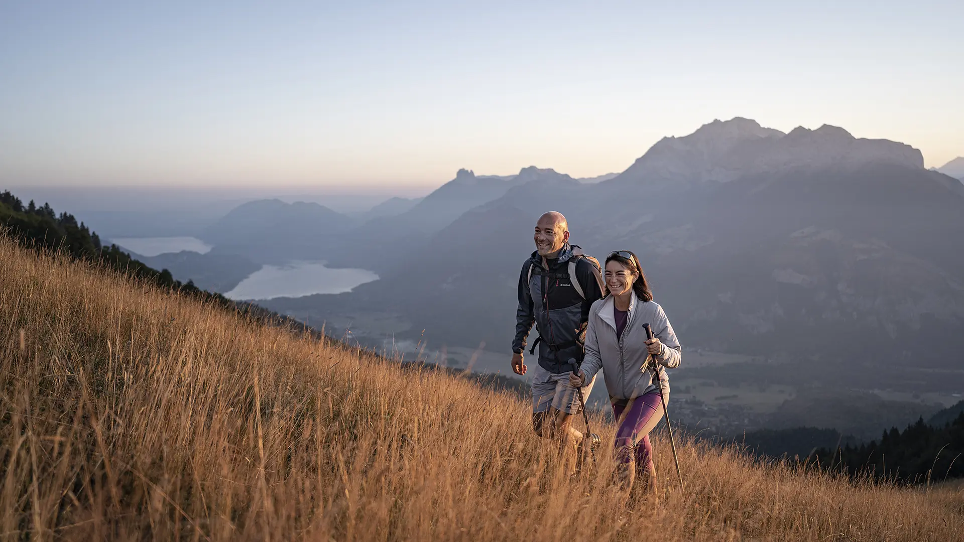 Randonnée avec vue lac Annecy