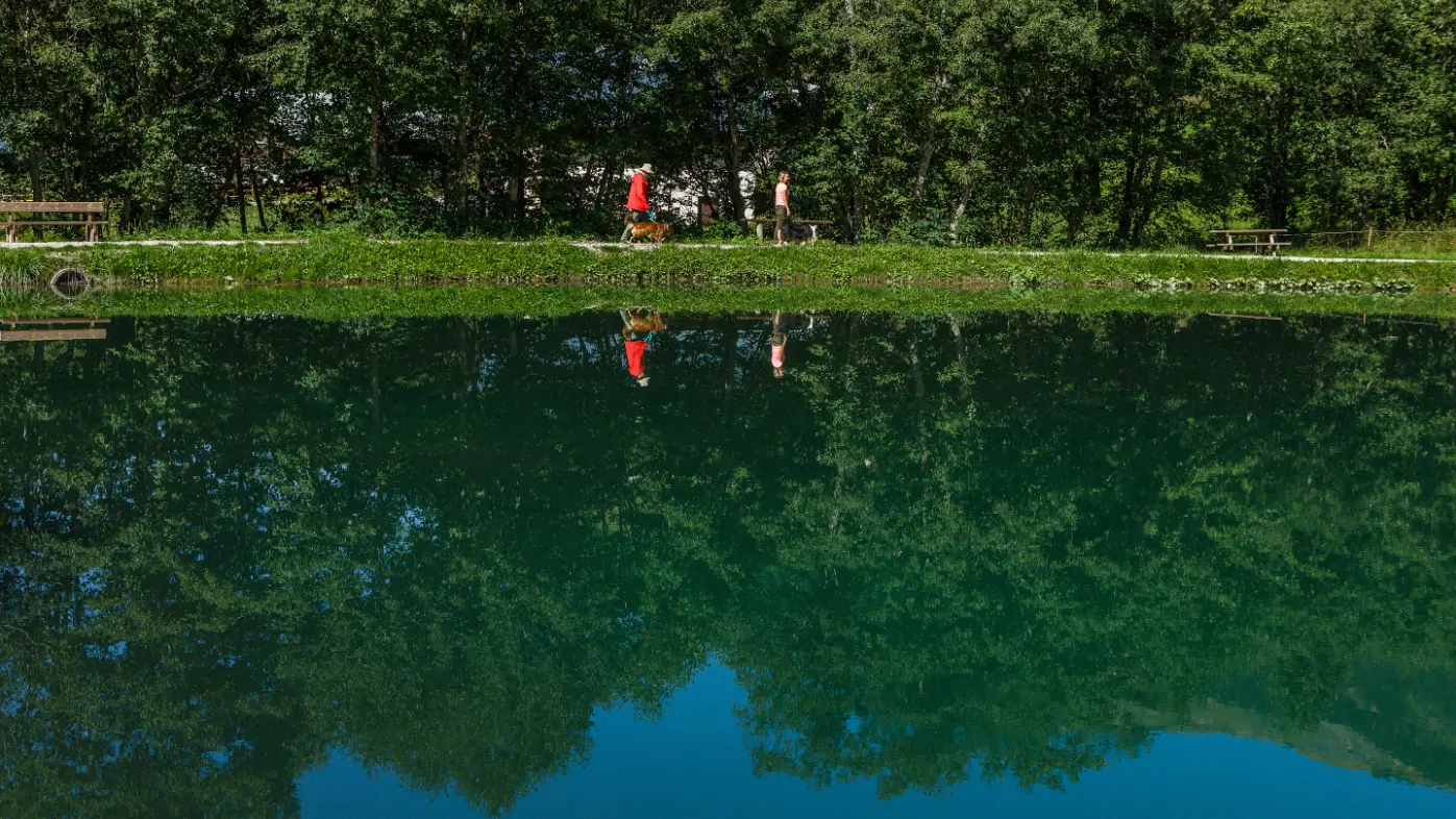 Lac de l'infernet à Hauteluce