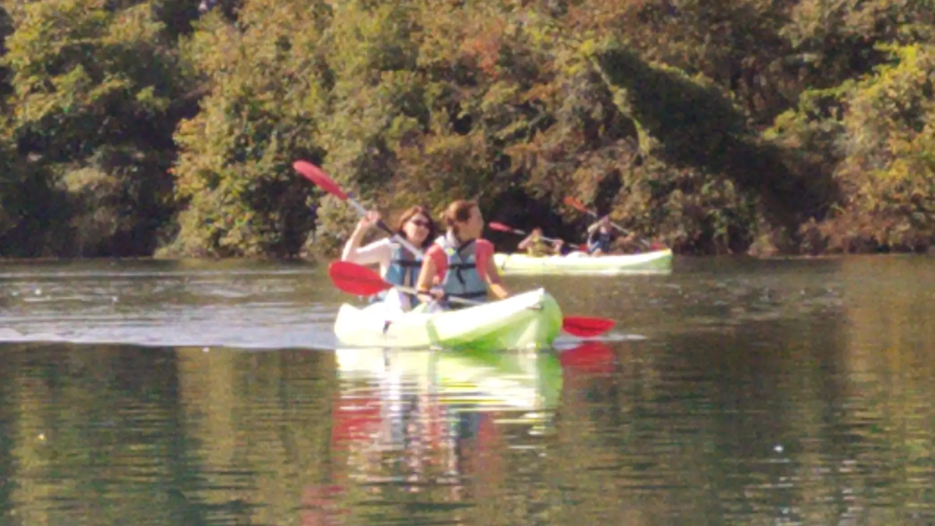 En double autour des Iles du Rhône