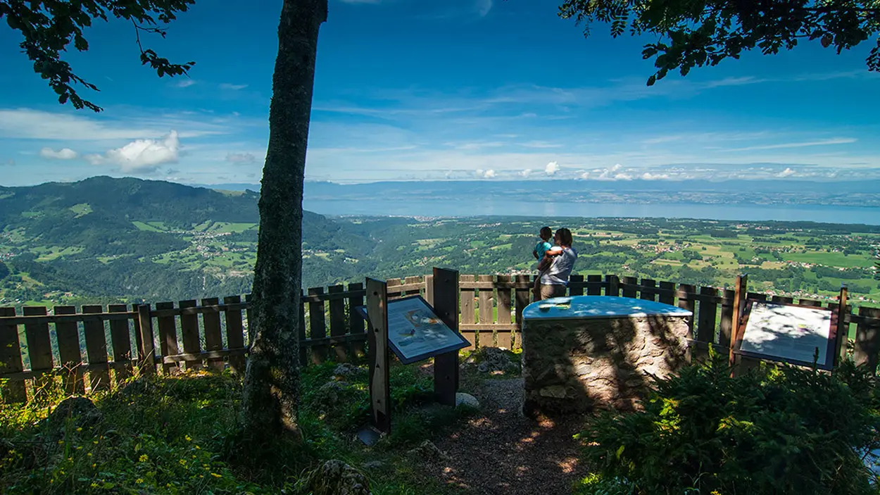 Panaroma depuis le belvédère de Tréchauffé (La Forclaz)