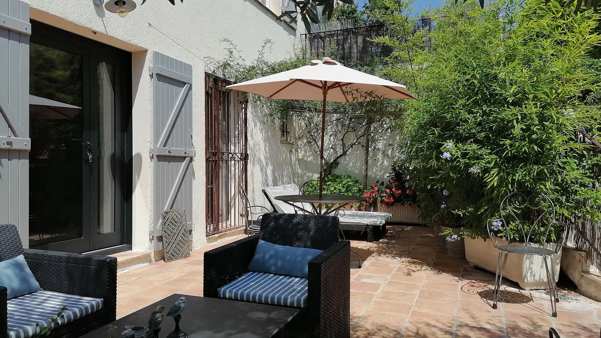 Terrasse Gîte l'Olivier de St Paul de Vence - Gîtes de France Alpes-Maritimes