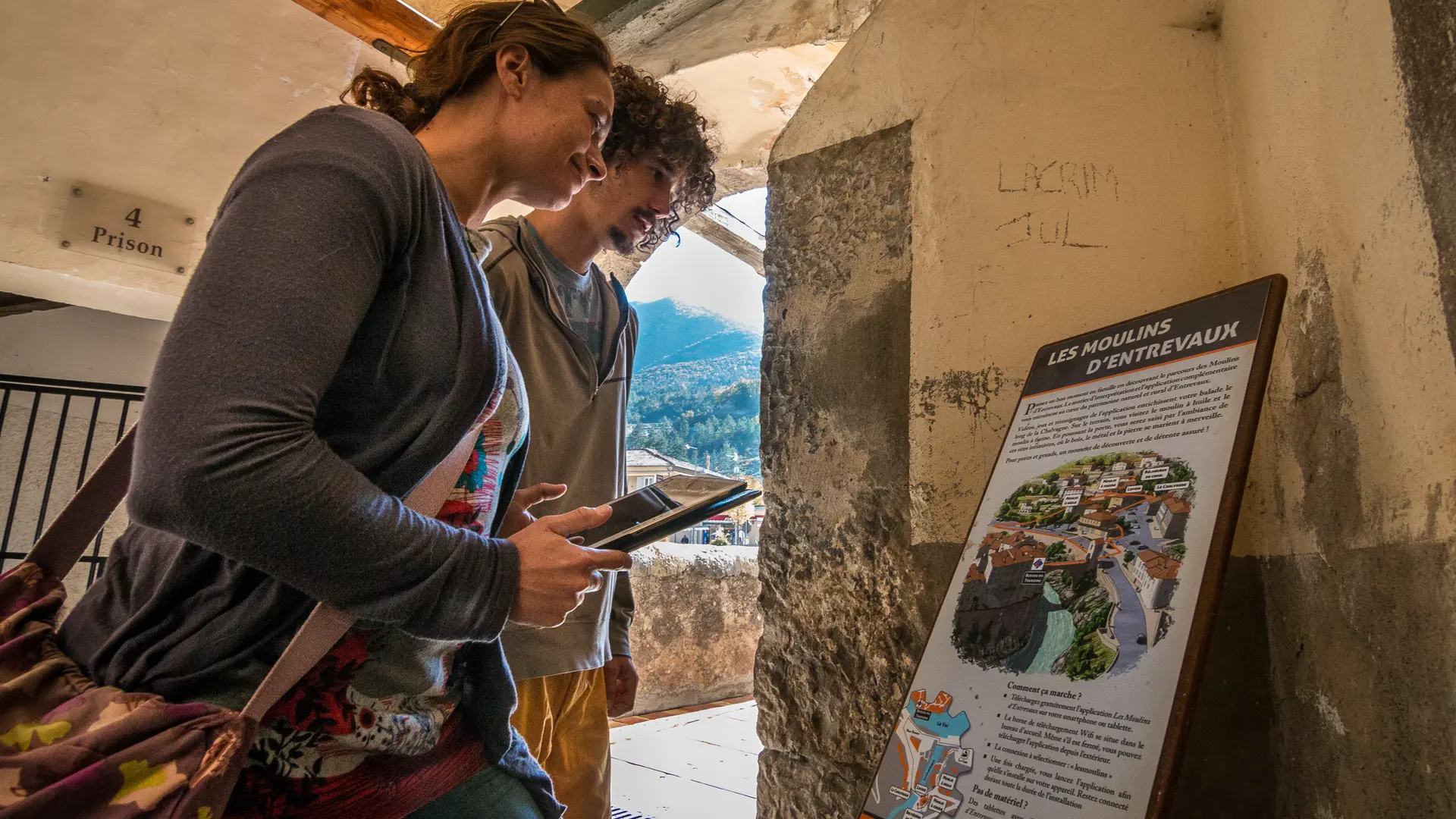 Sentier les moulins d'Entrevaux