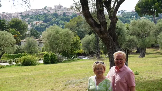 the legendary renoir's House and strolling in Haut de cagnes