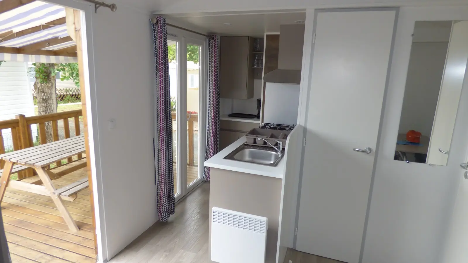 Intérieur d'un mobil'home