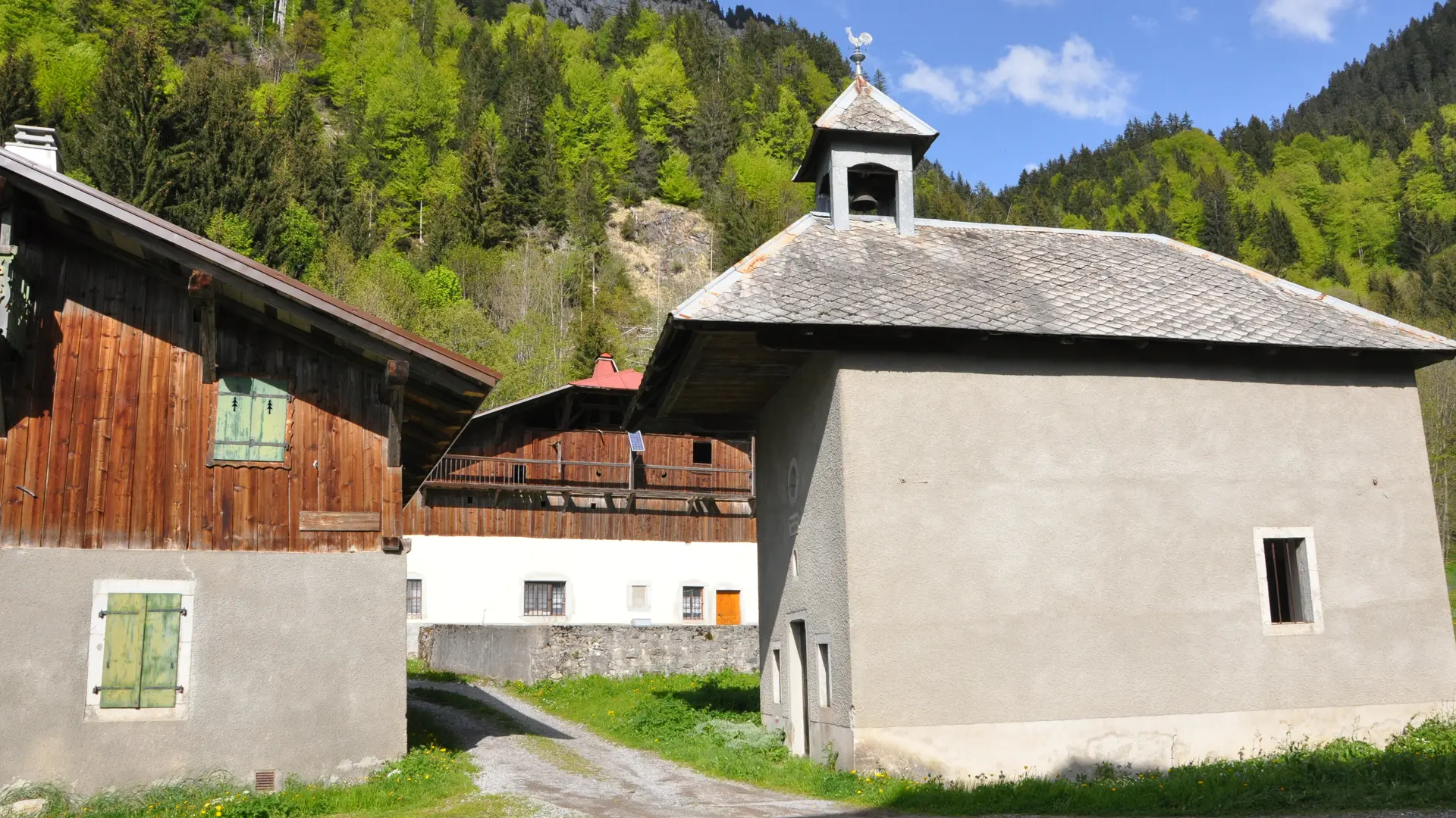 Le hameau de la Colonnaz
