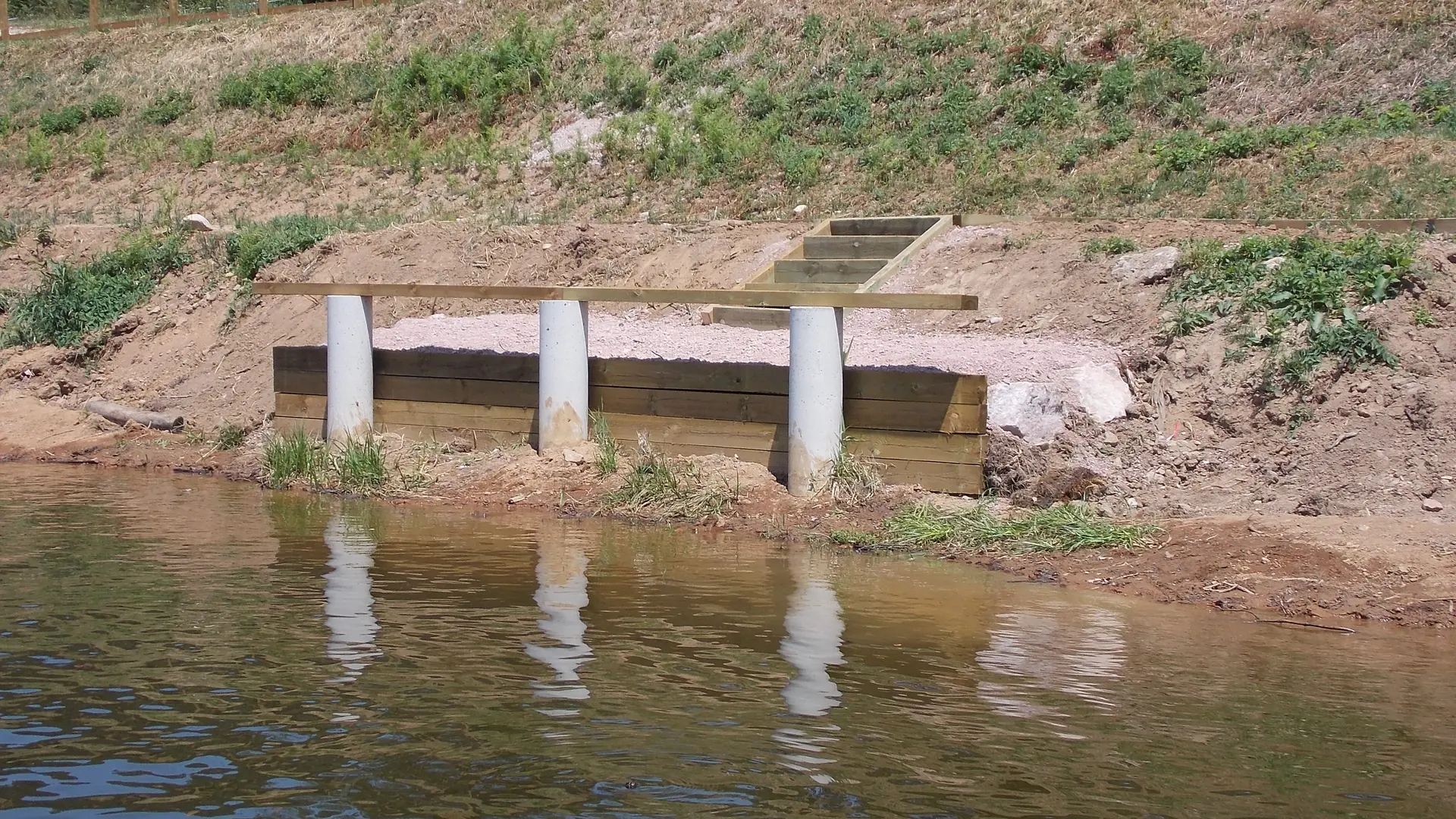 Poste de pêche aménagé