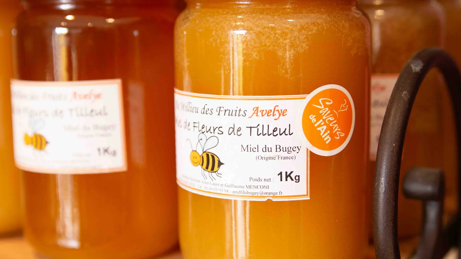 Miel de fleurs de tilleul