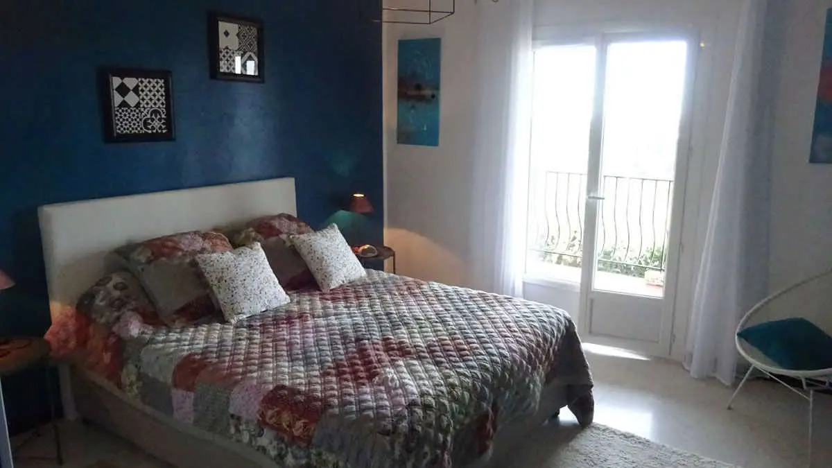 Gîte Le Dionel-Chambre 1 / Lits jumeaux-Colomars-Gîtes de France des Alpes-Maritimes