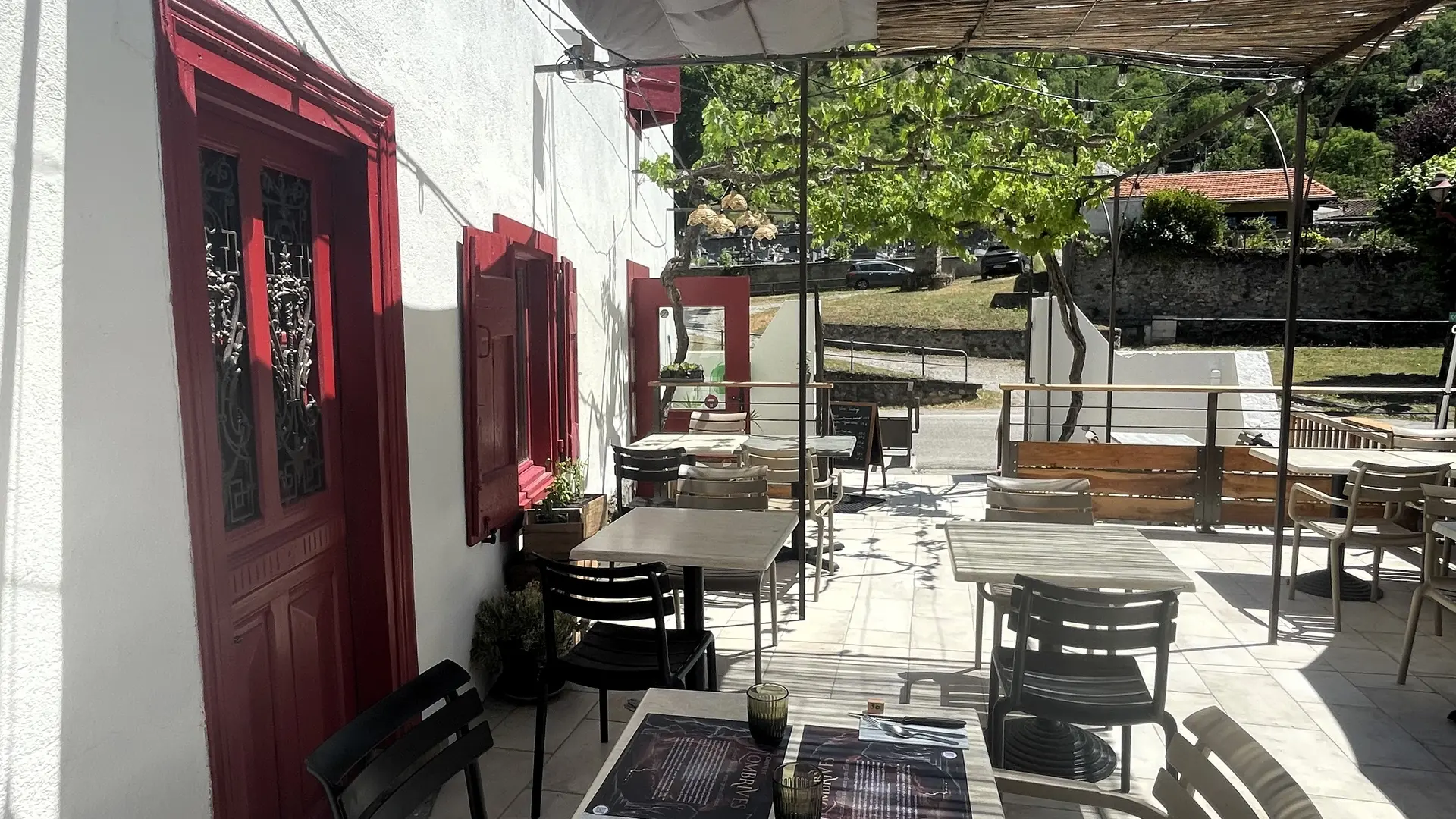 Ambiente en la terraza