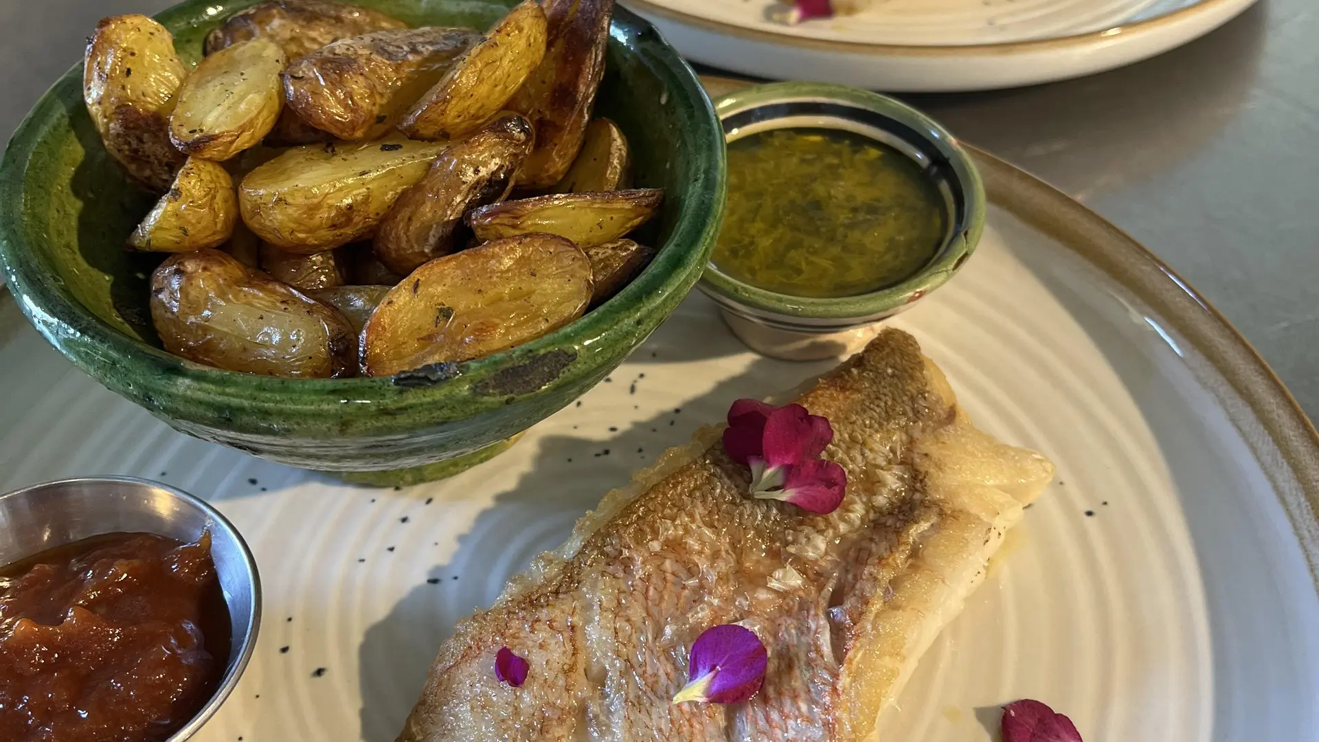 Filets de Dorade au restaura La Fontaine