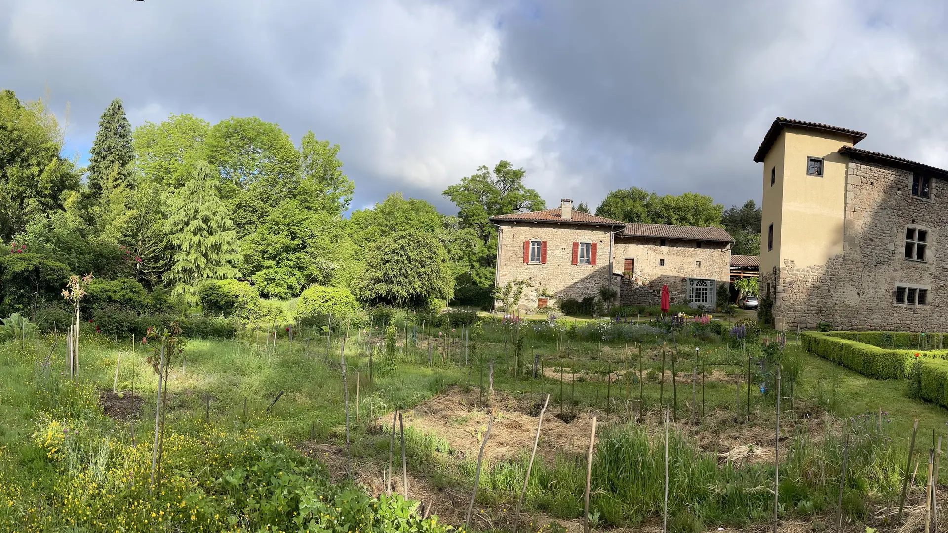 Château vu du jardin