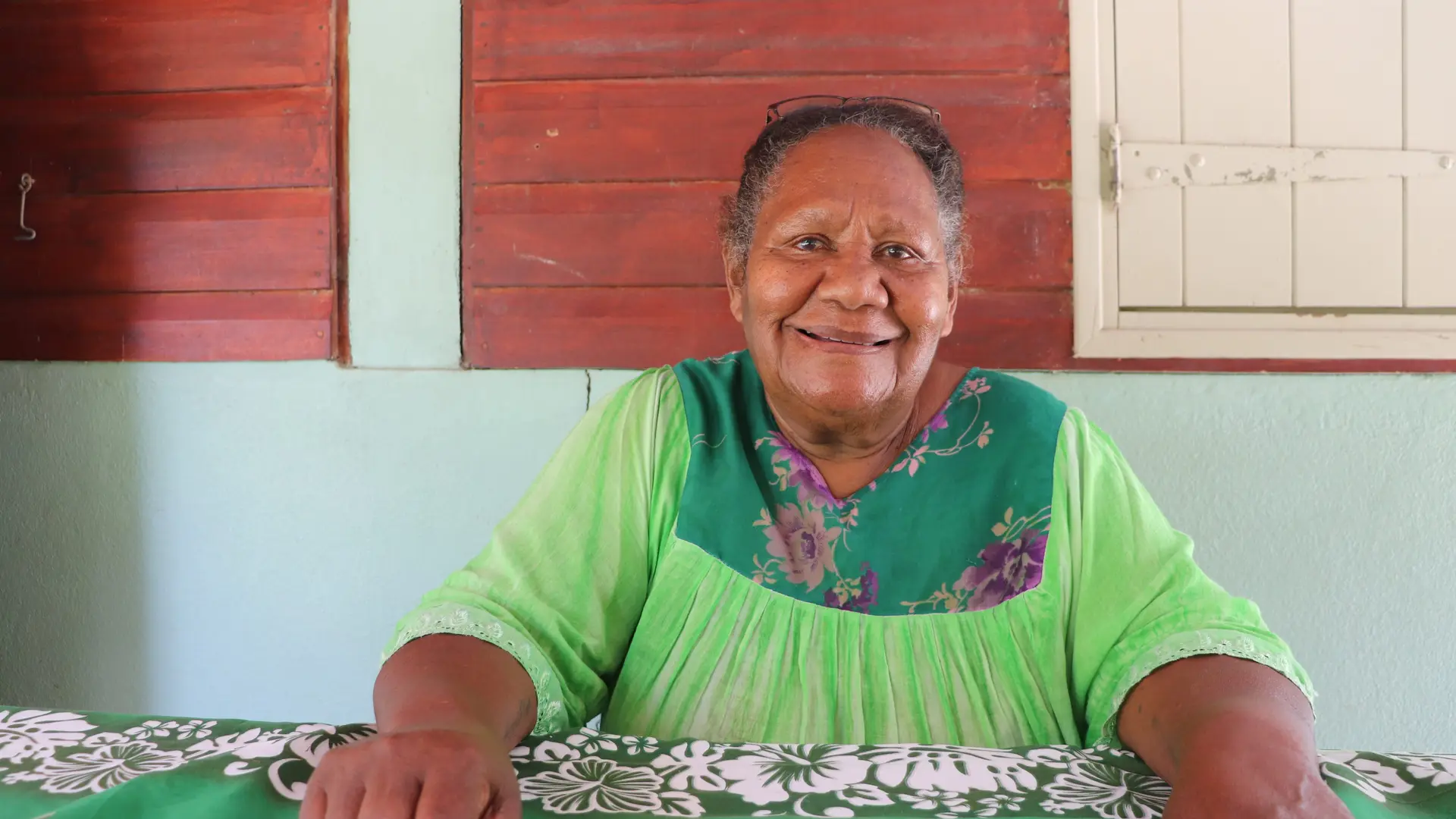 Cécile, tribu de Ouyaguette, Hienghène, portrait, Cécile