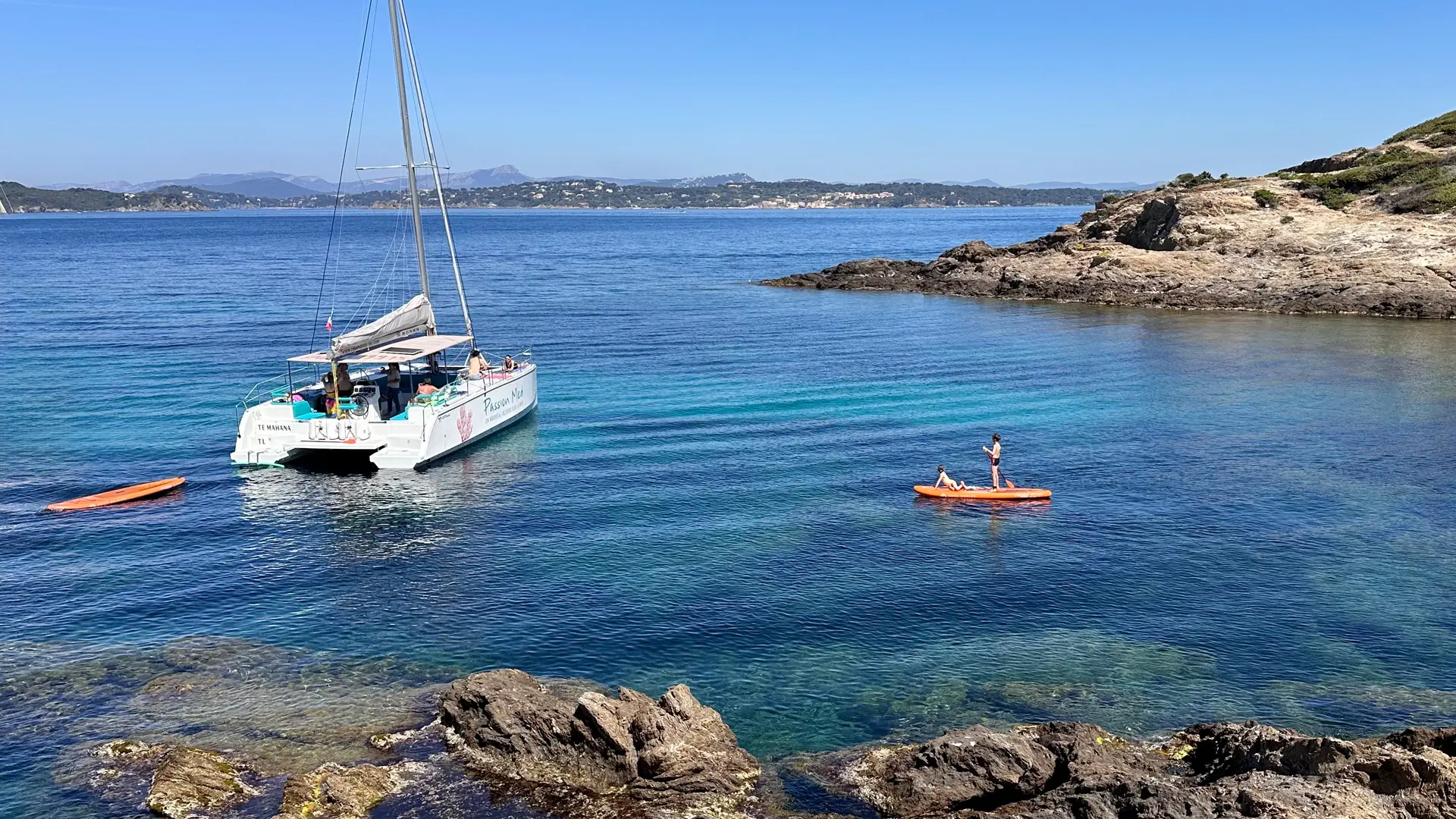 Anchoring in a sandbar at Langoustier, to preserve the posidonia