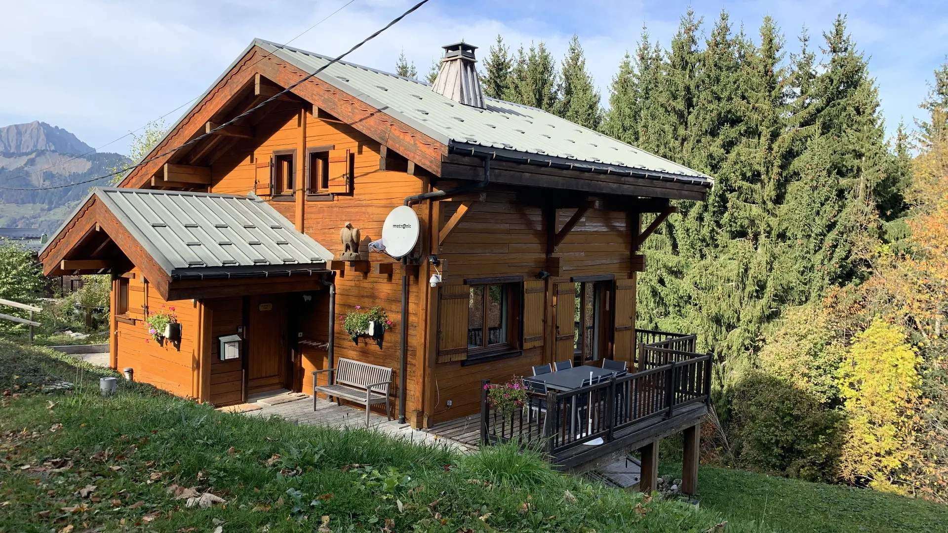 Chalet en été