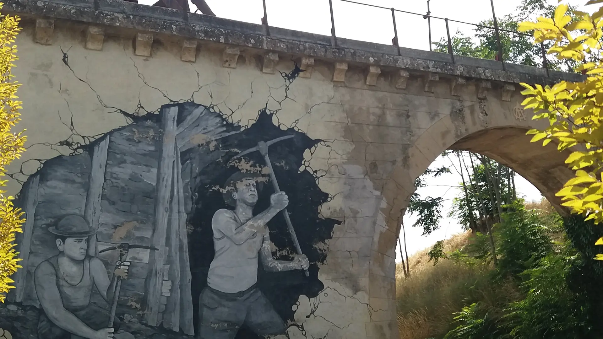 Fresque de la mine de Gaude