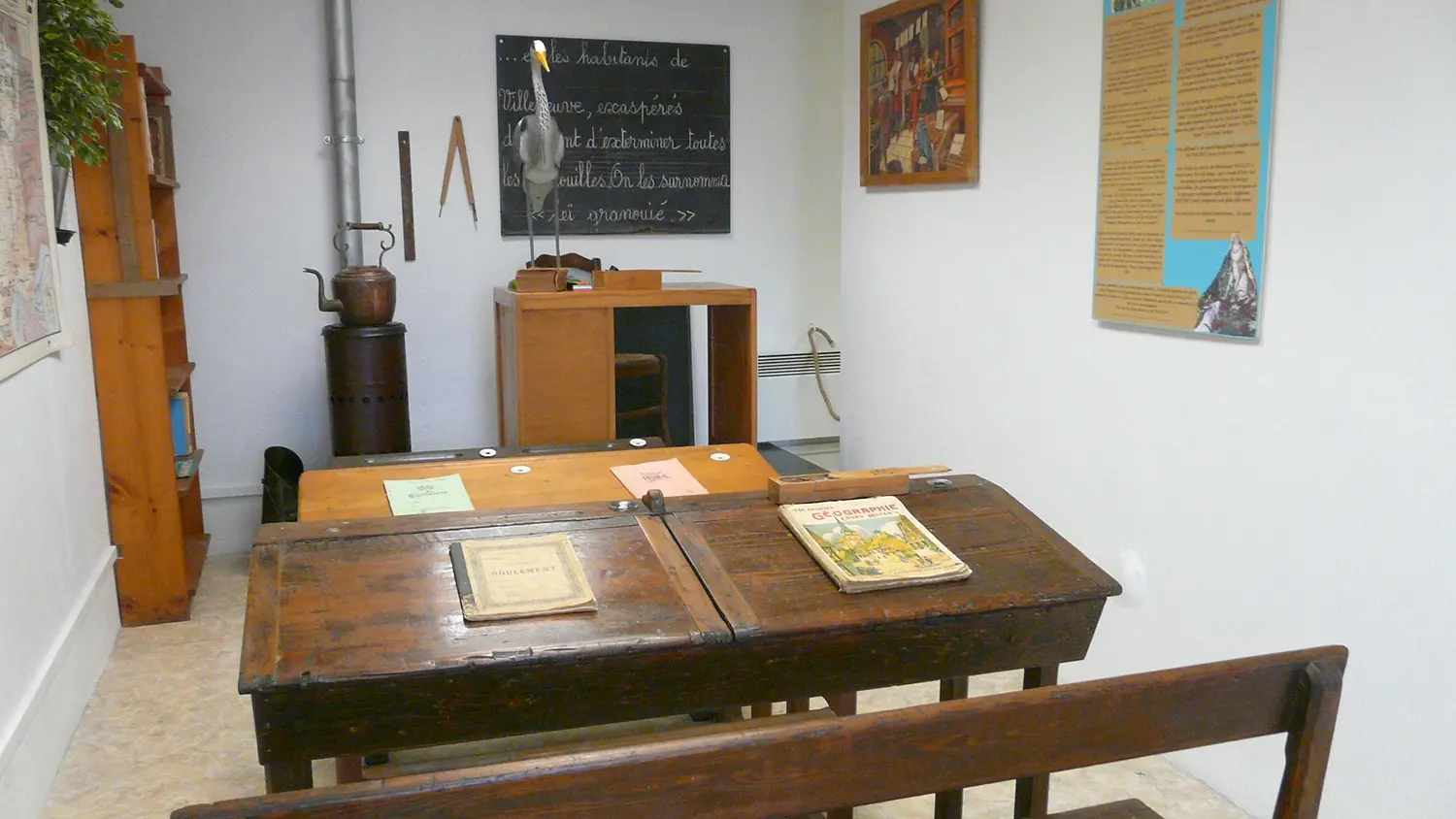 salle de classe à l'ancienne