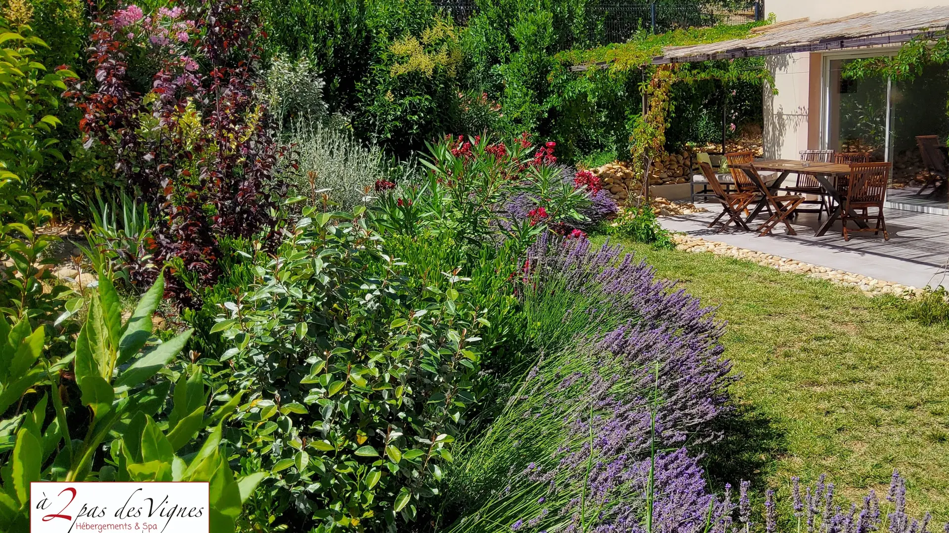 Vue du jardin - A2 Pas des Vignes