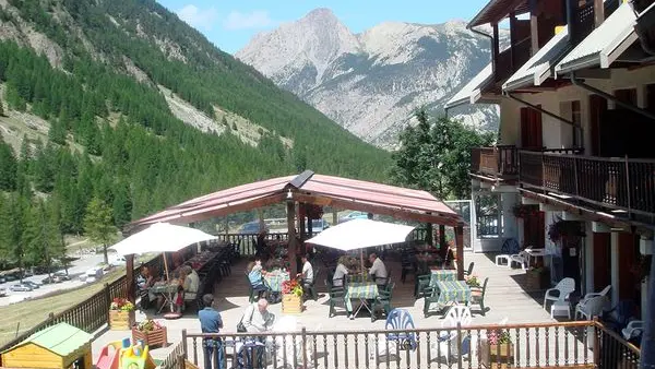 Vue de l'Hôtel La Cascade Ceillac