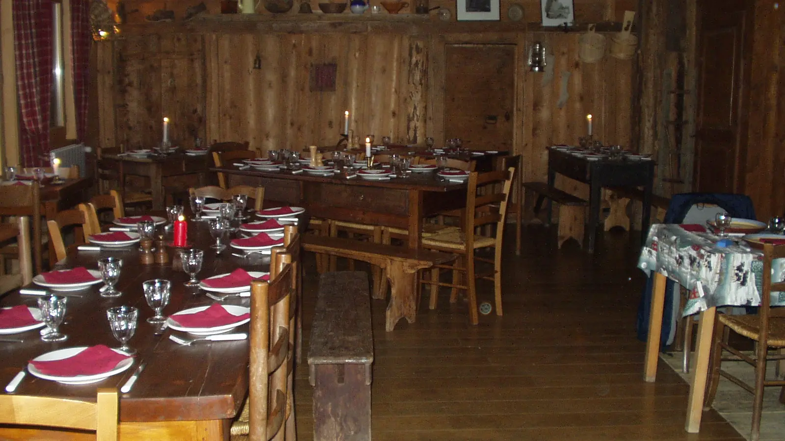 Salle restaurant refuge