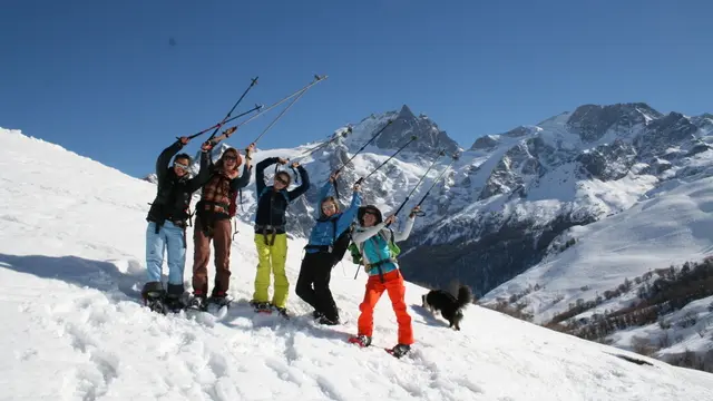 Vive la raquette à neige! - La Grave