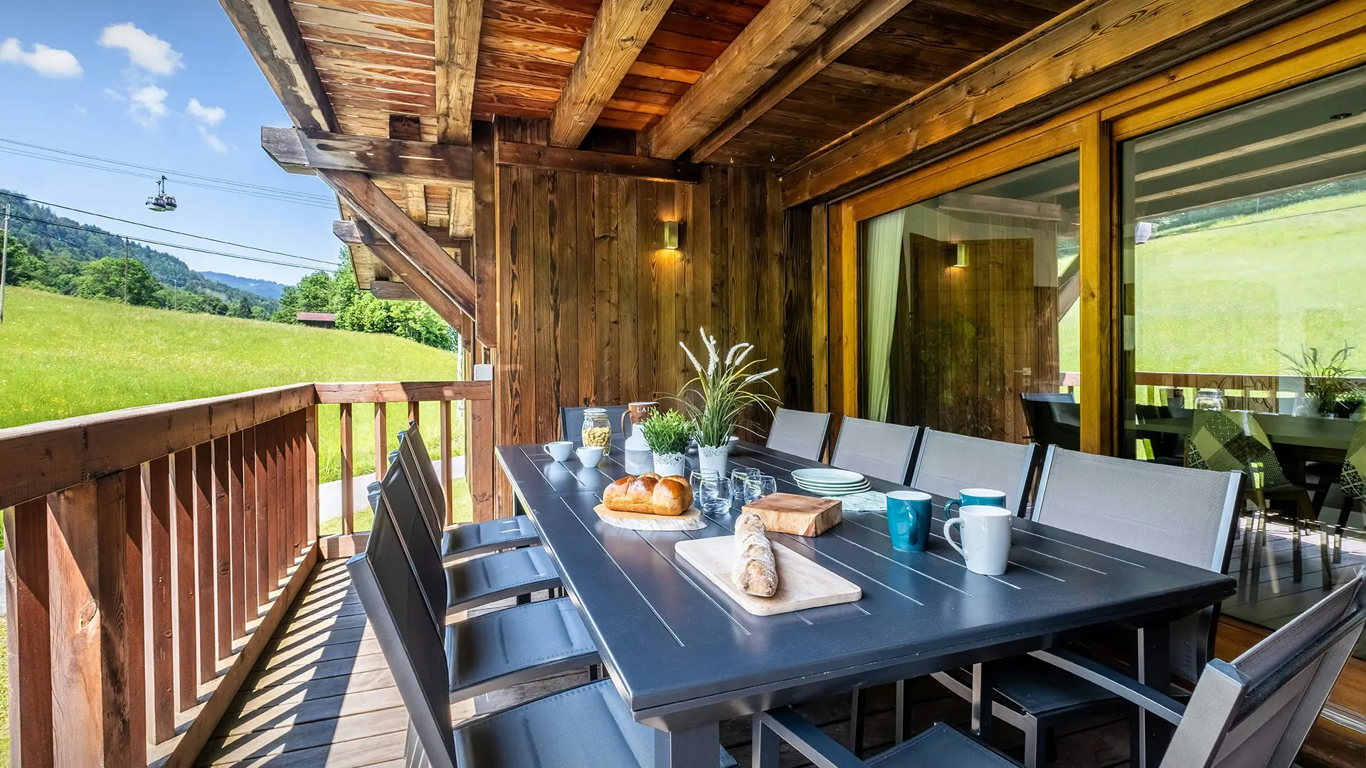 Terrasse ombragée