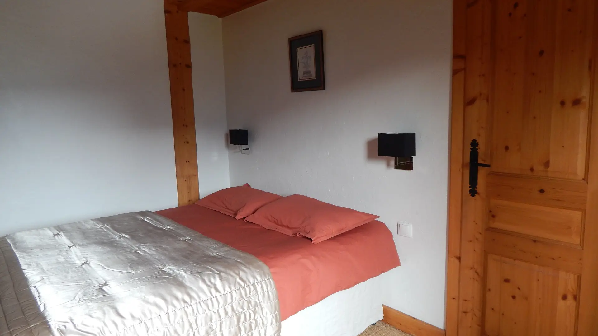 Chambre le Mont Joly - lit double