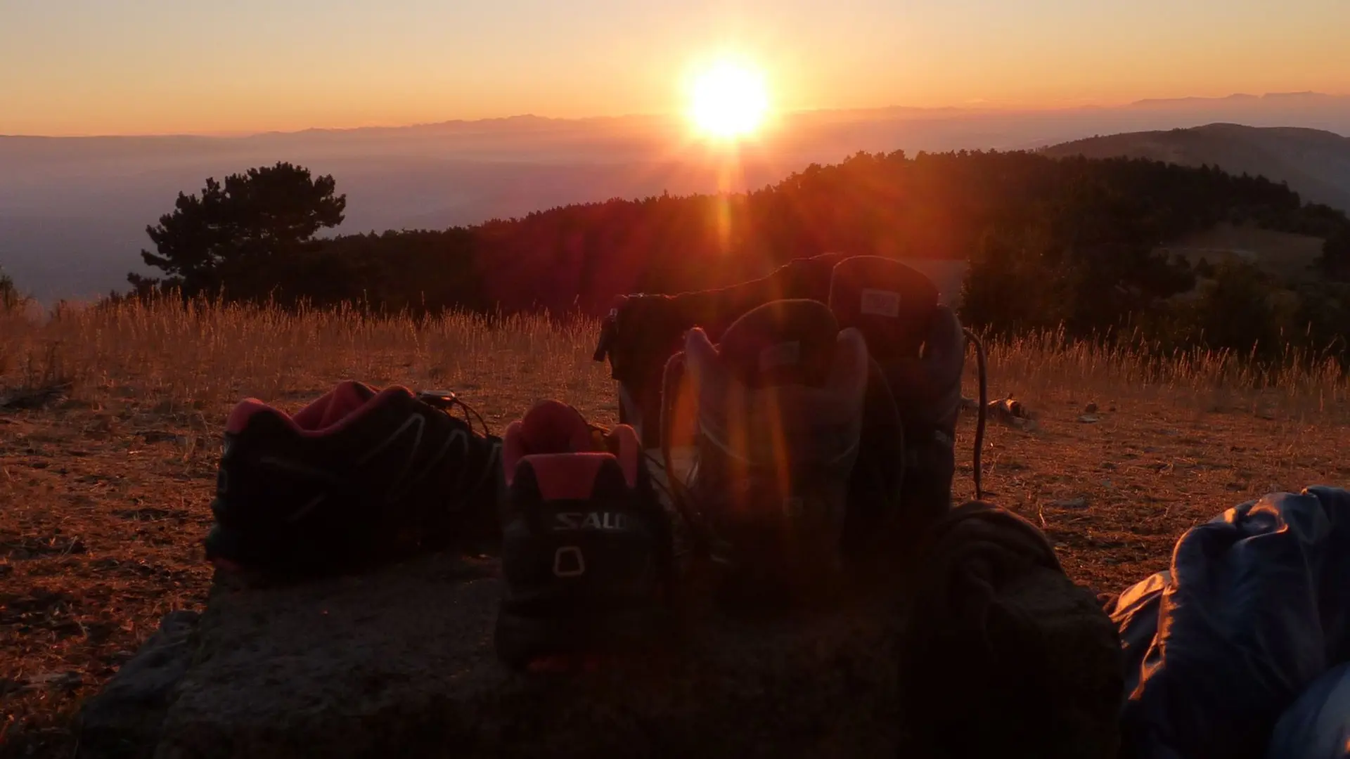 Depuis le Mourre Nègre, au lever du jour