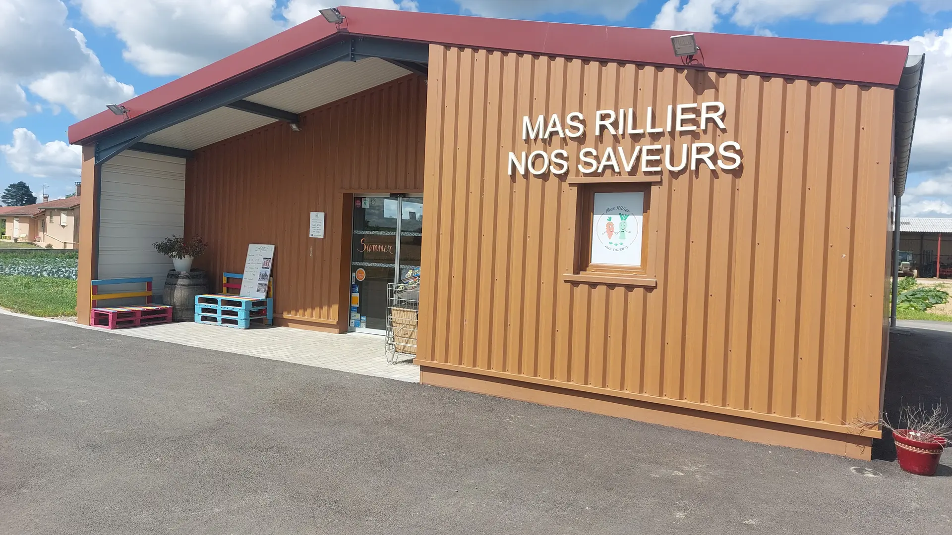 Vue extérieure du magasin