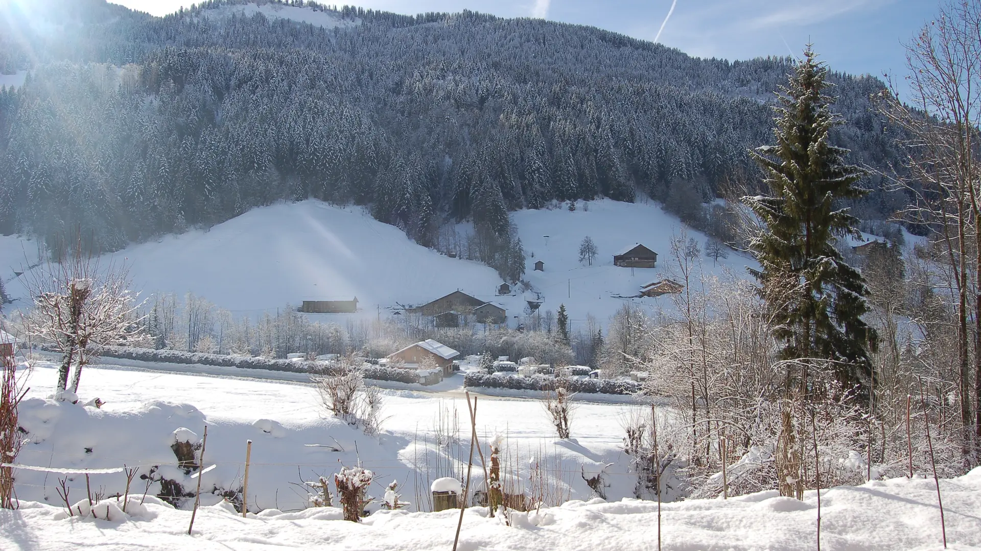 Vue hiver/Winter view - Sabaudia - Le Grand-Bornand