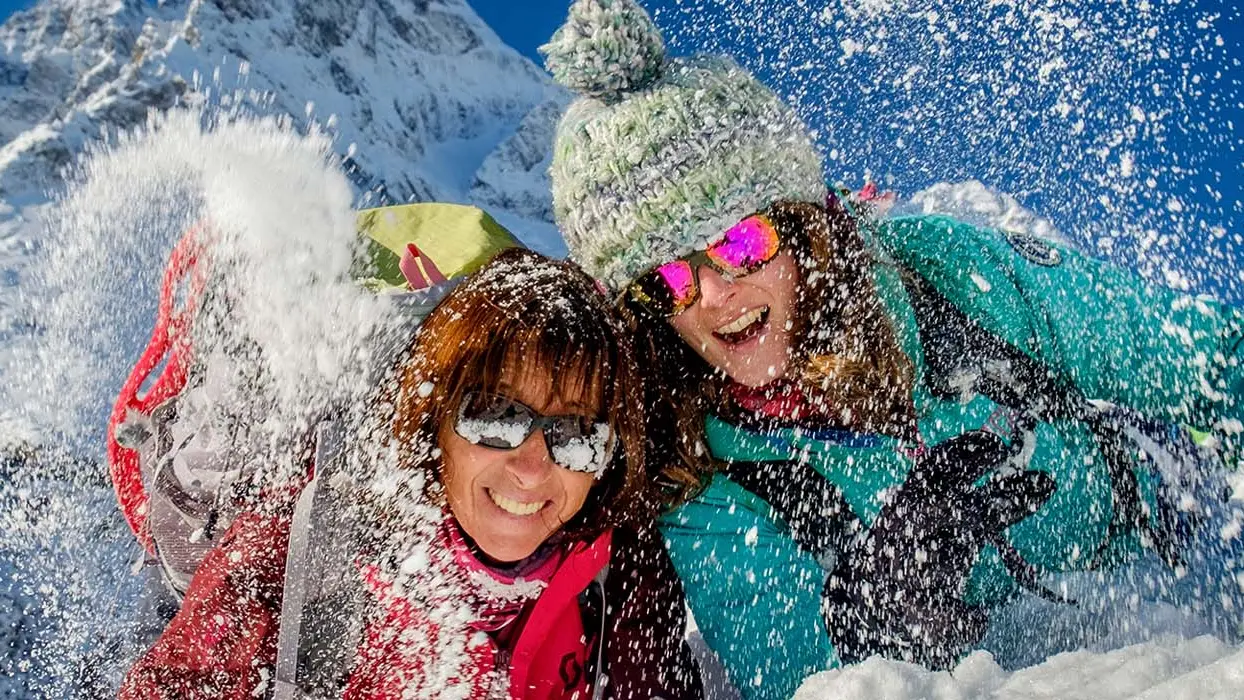Raquettes avec Maïté