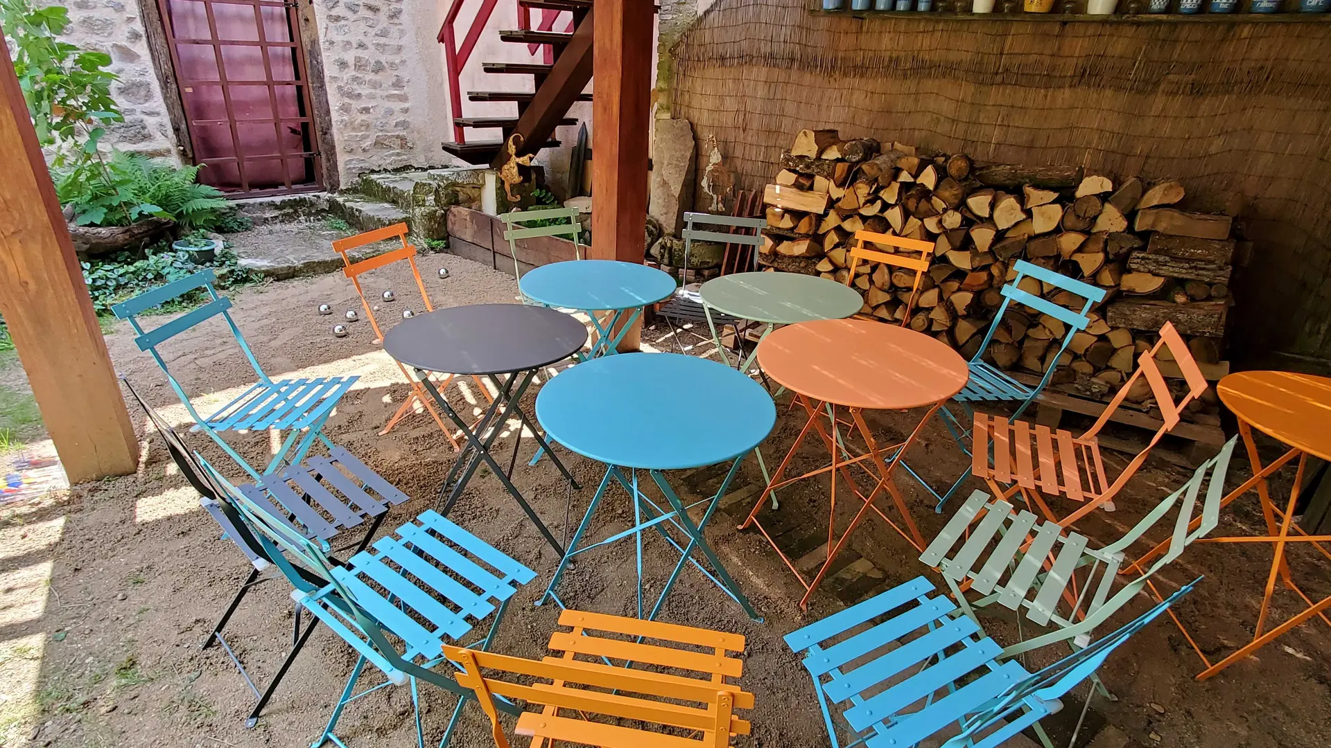 Terrasse à l'ombre