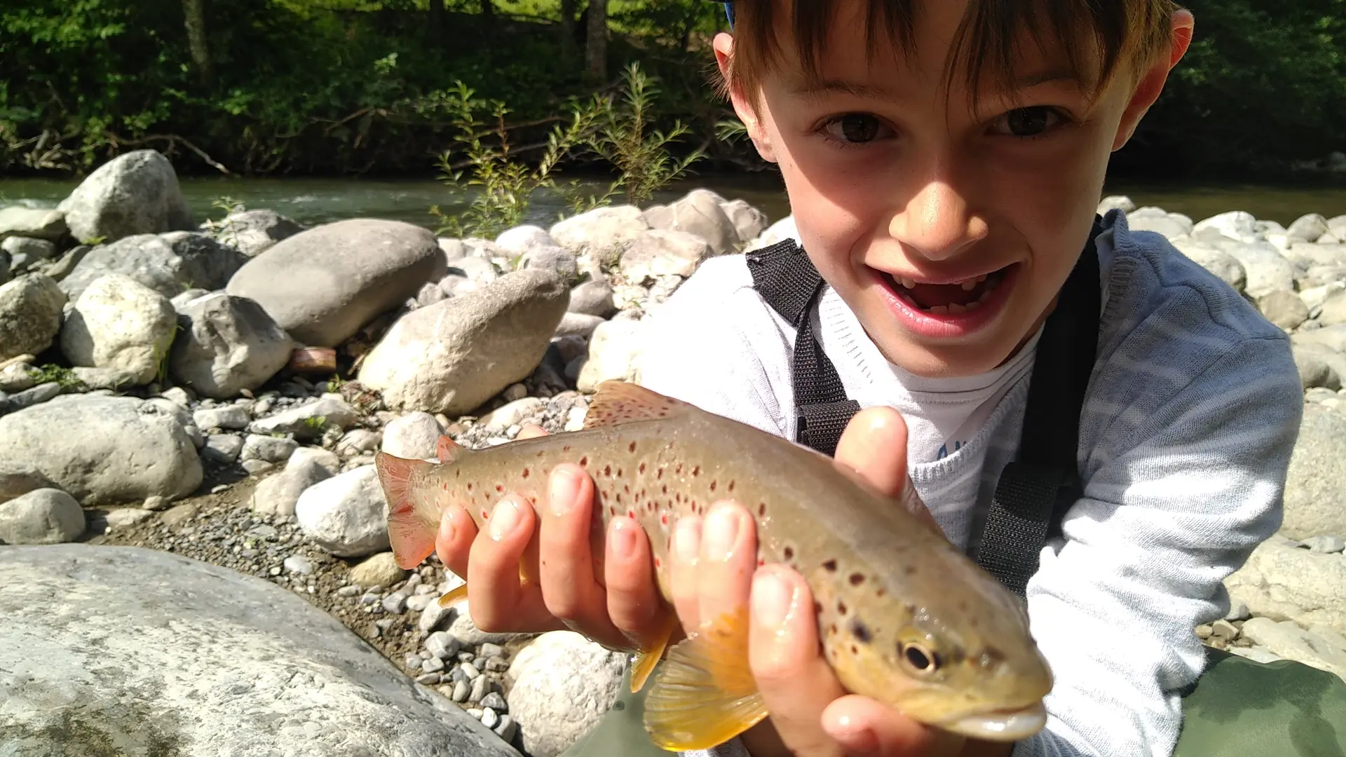 1ère truite : début d'une passion