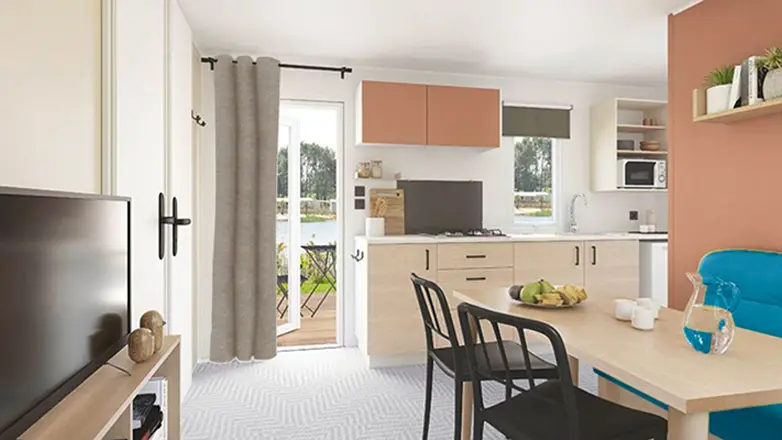 Intérieur d'un mobil-home