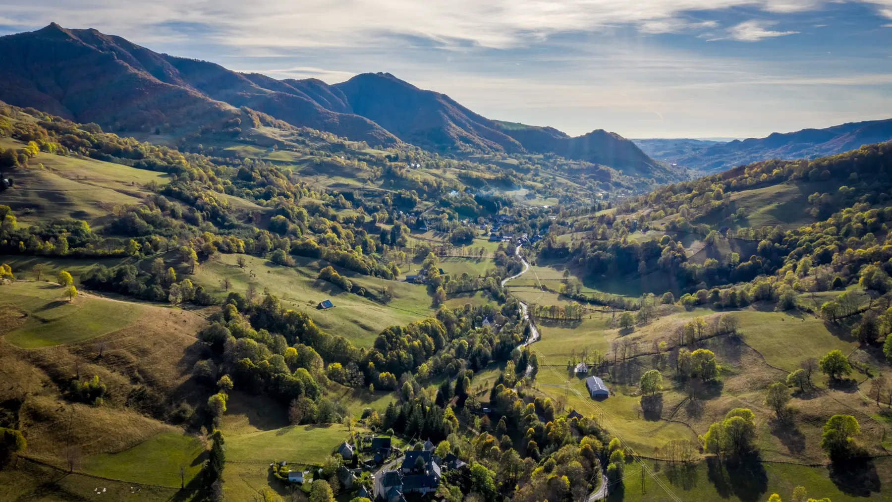 Vue sur les Monts du Cantal