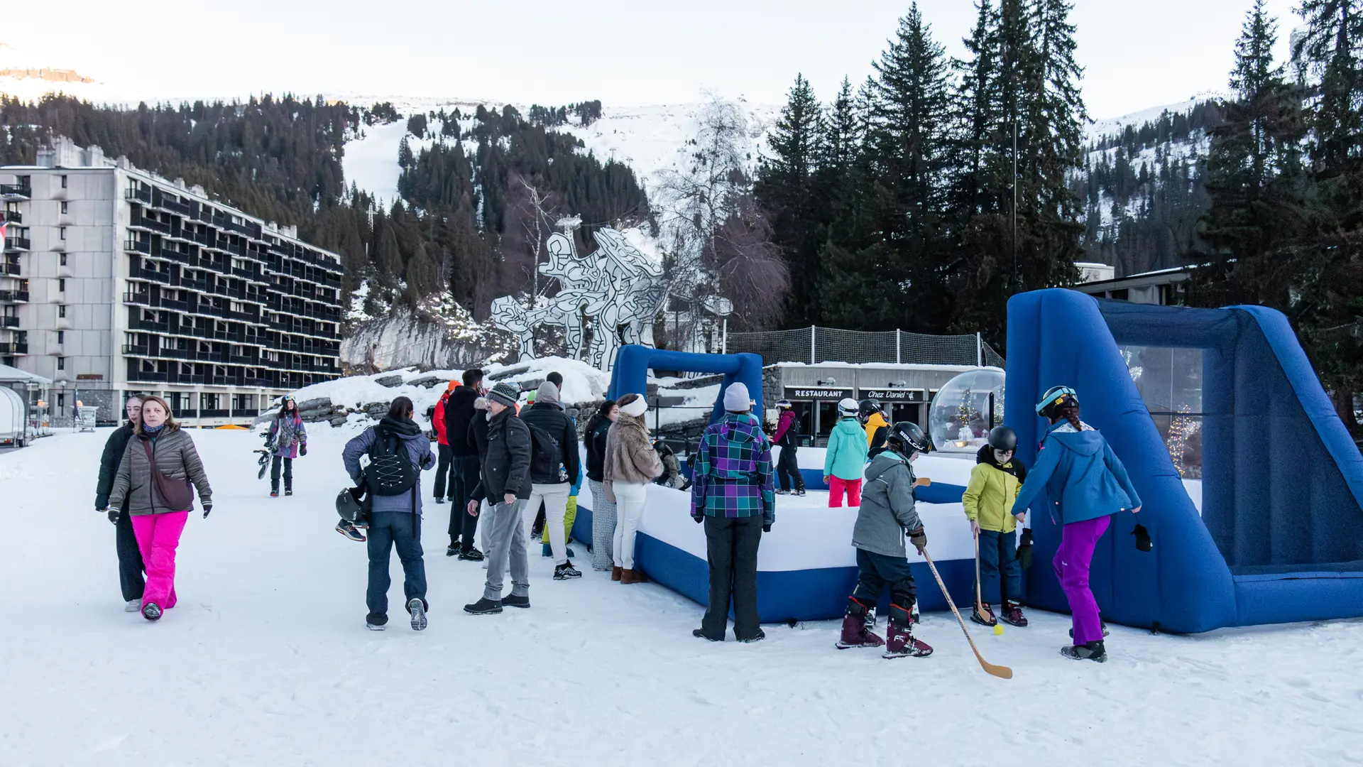 Terrain Snow Skate Hockey