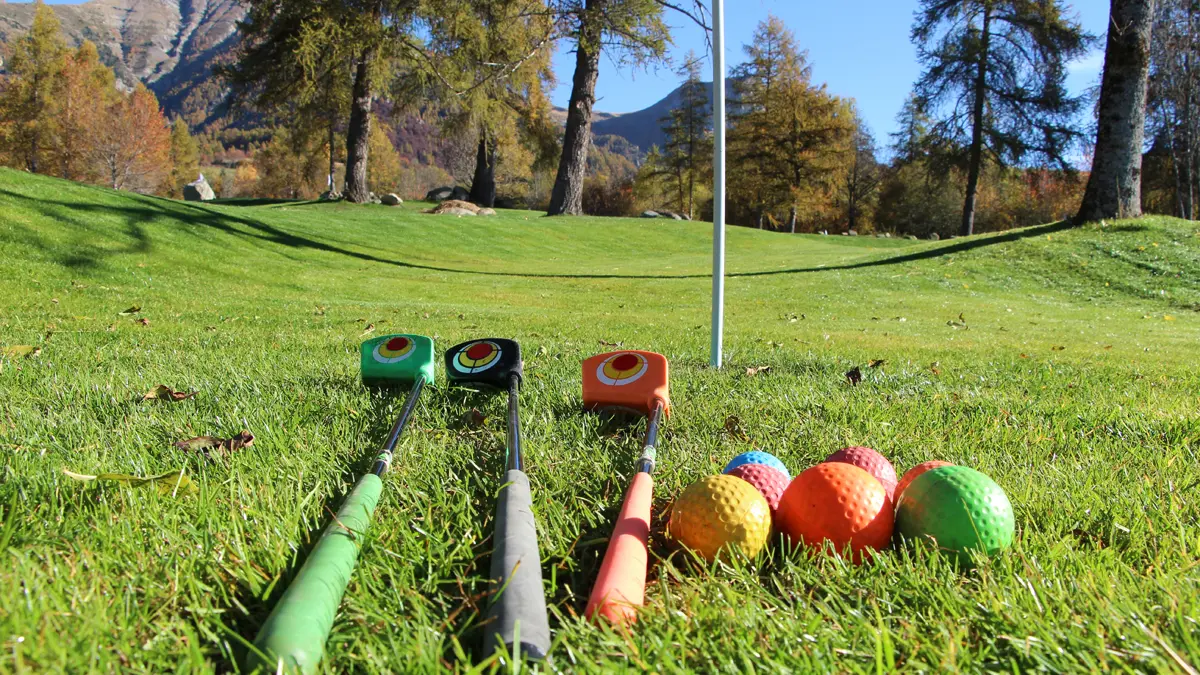 Swin golf, foot golf, billard golf à Chaillol