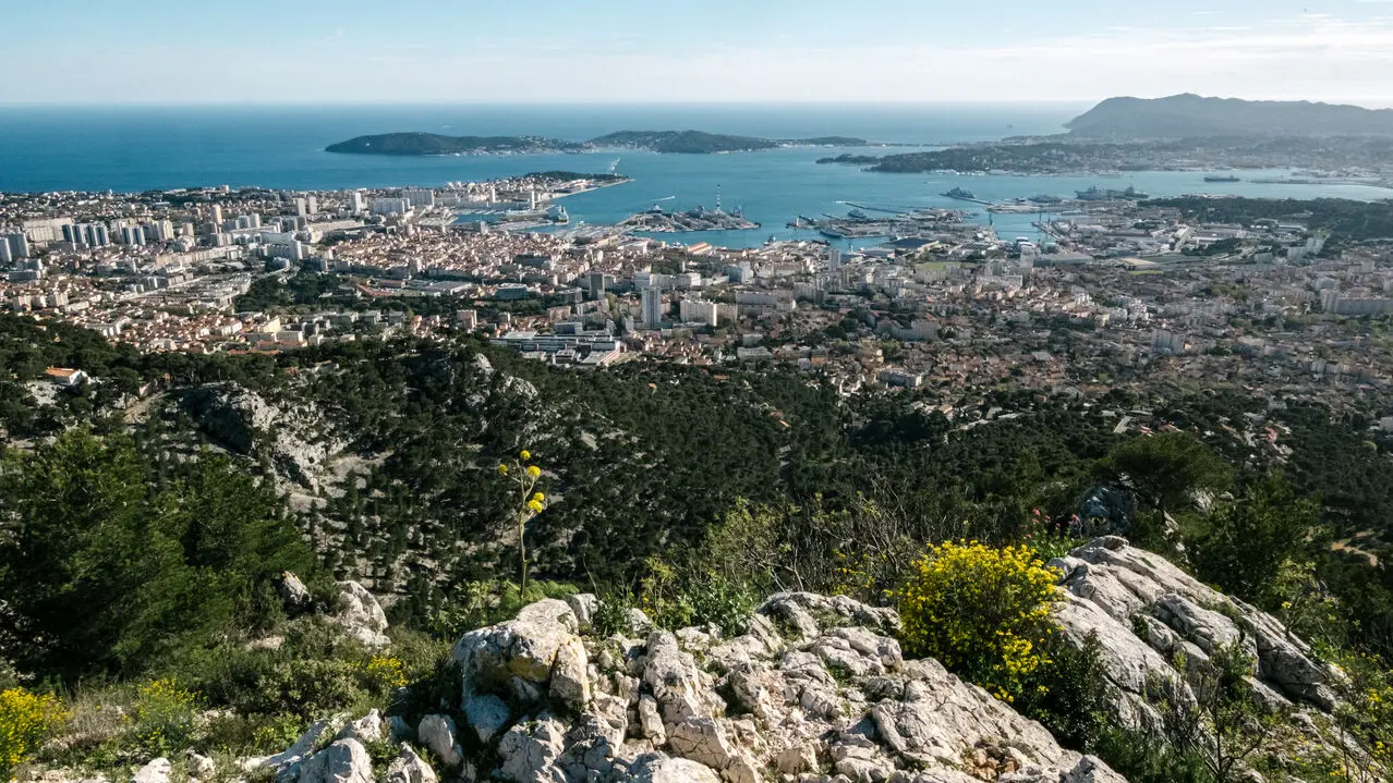 Sur les hauteurs du mont Faron