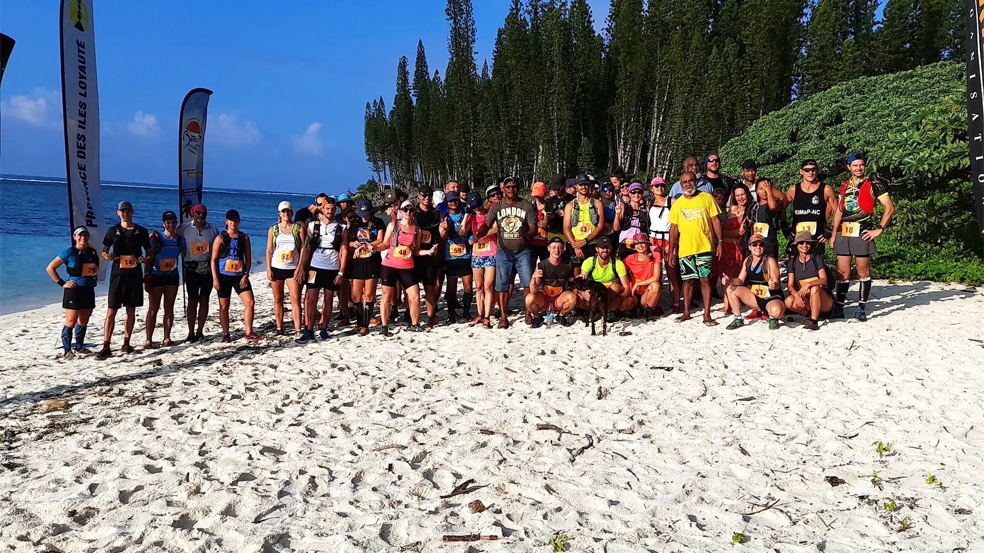 départ du trail de Maré