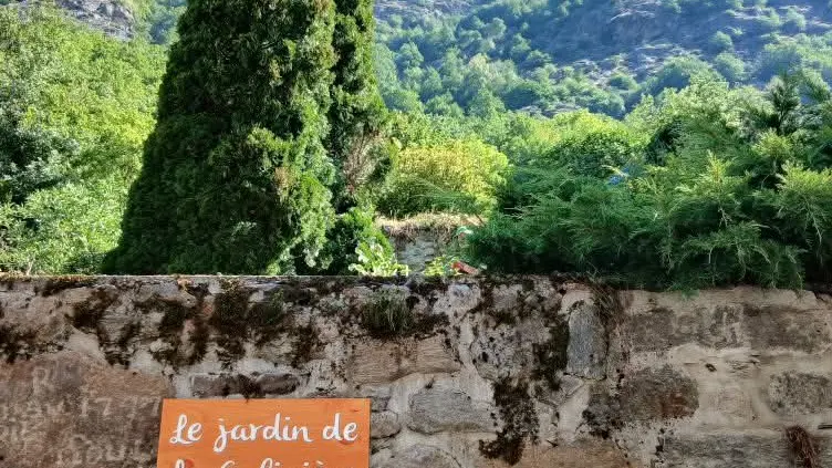 Panneau entrée jardin